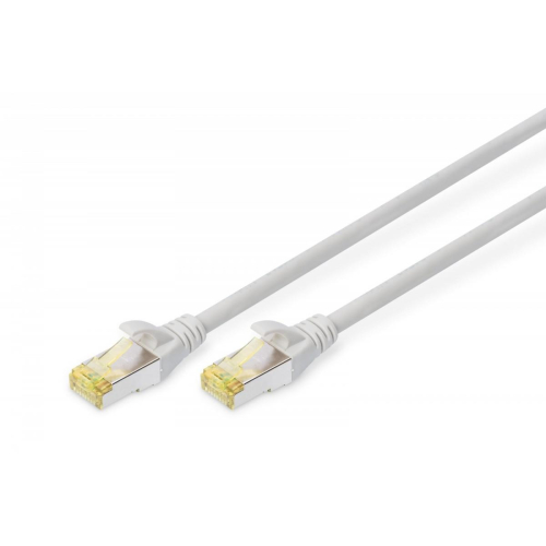 Patch cord S/FTP kat.6A LSOH 1m Szary