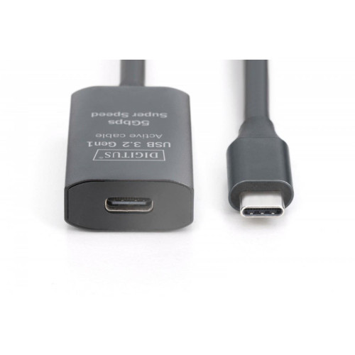 Kabel przedłużający aktywny USB-C - USB-C, USB 3.2 Gen1, 5Gbps, 10m-15169847