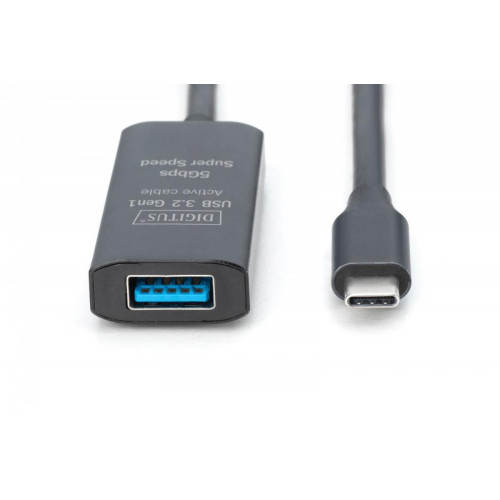 Kabel przedłużający aktywny USB-C - USB-A, USB 3.2 Gen1 5Gbps, 10m-15169854