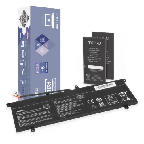 Bateria C41N1901 do Asus ZenBook Duo 14 UX481F UX481FA UX481FL Series 3400 mAh (50 Wh) 14.8V (14.4V)