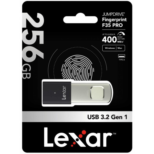 Pendrive F35pro Fingerprint 256G USB 3.2 Gen1 400/350MB/s-15170311