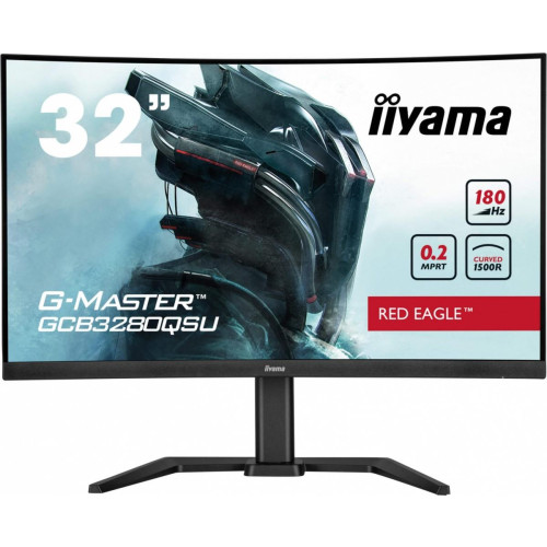 Monitor 32 cale GCB3280QSU-B2,VA,QHD,180Hz,1500R,0.2ms,4xUSB,350cd