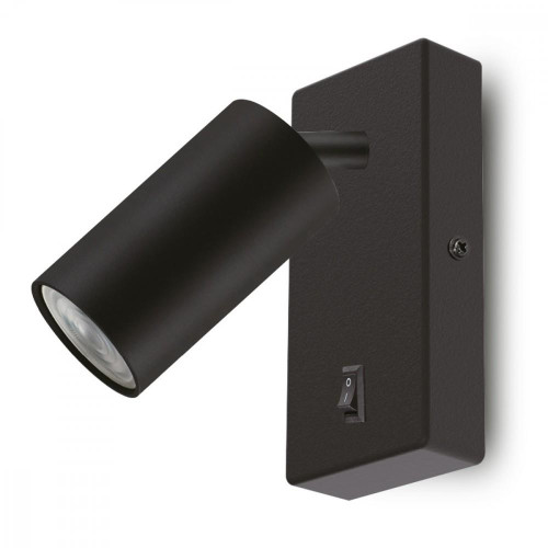 Kinkiet GU10 z włącznikiem MCE369 B Czarny-15170807