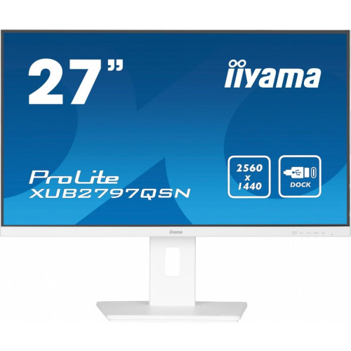 Monitor 27 cali XUB2797QSN-W2 IPS,QHD,USB-c Dock,HDMI,DP,PD-65W,2x2W, 4xUSB(3.2),300cd/m2,80M:1,sRGB:99%/5y/-15171695