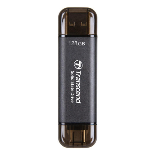 Transcend ESD310C Technologia Thunderbolt 128 GB USB Type-A / USB Type-C USB 3.2 Gen 2x2 Czarny-15181066