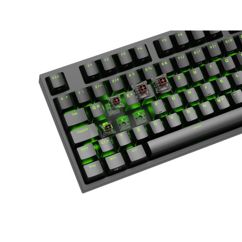 GENESIS Thor 404 TKL klawiatura Gaming USB QWERTY Niemiecki Czarny-15182296