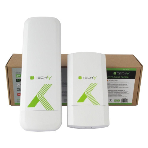 Techly I-WL-CPE880 punkt dostępowy WLAN 300 Mbit/s Biały Obsługa PoE-15184158