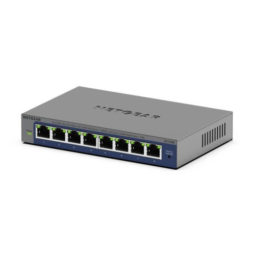 NETGEAR GS108Ev4 Nie zarządzany L2/L3 Gigabit Ethernet (10/100/1000) Szary