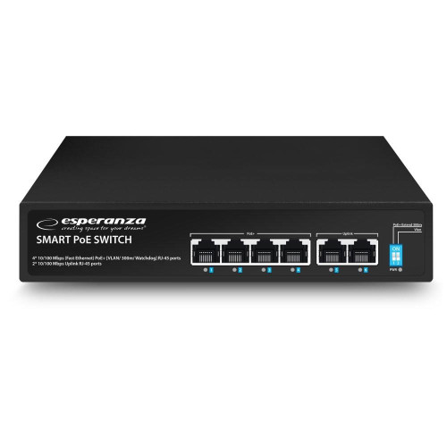 ESPERANZA SWITCH 6-PORTOWY POE 10/100M 60W SPINNER ENS105-15185094