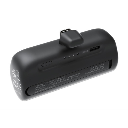 Manhattan 102612 bank mocy Litowo-jonowa (Li-Ion) 5000 mAh Czarny-15188383