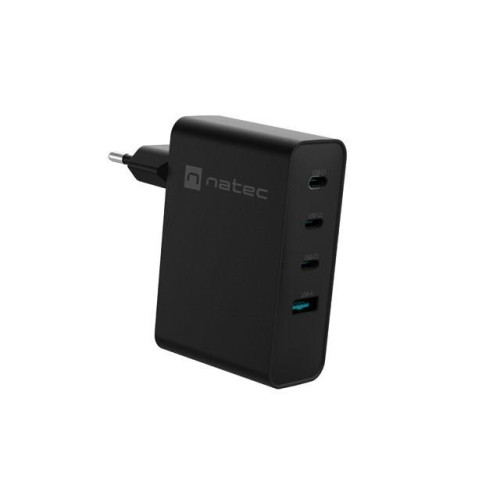 NATEC NUC-2234 ładowarka do urządzeń przenośnych Laptop, Smartfon Czarny Prąd przemienny Szybkie ładowanie Wewnęt