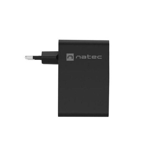 NATEC NUC-2234 ładowarka do urządzeń przenośnych Laptop, Smartfon Czarny Prąd przemienny Szybkie ładowanie Wewnęt