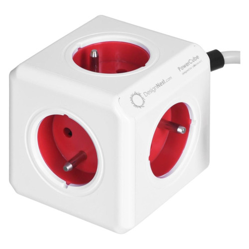 Przedłużacz allocacoc PowerCube Extended 2304/FREXPC (3m; kolor czerwony)-15188979