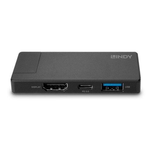 Lindy 43336 stacja dokująca Przewodowa USB 3.2 Gen 1 (3.1 Gen 1) Type-C Czarny-15190331