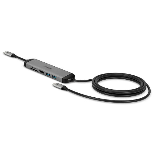 Lindy 43326 stacja dokująca Przewodowa USB 3.2 Gen 1 (3.1 Gen 1) Type-C Czarny, Szary-15190434