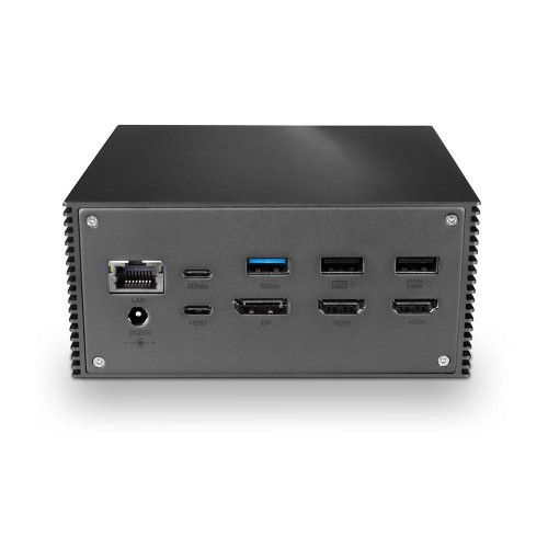 Lindy 43378 stacja dokująca Przewodowa USB 3.2 Gen 2 (3.1 Gen 2) Type-C Szary-15190443