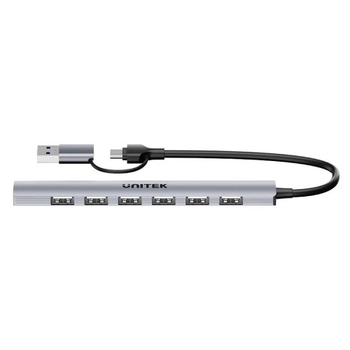 UNITEK HUB USB-A/C 7W1 USB-A 5 GBPS-15198763