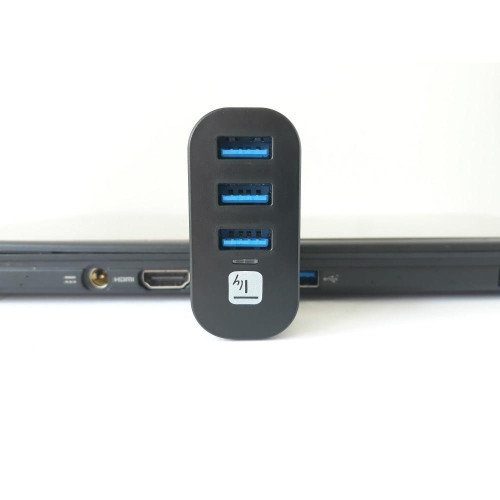Techly IUSB3-HUB3-ROTB huby i koncentratory USB 3.2 Gen 1 (3.1 Gen 1) Type-A 5000 Mbit/s Czarny-15198783