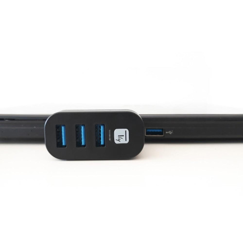 Techly IUSB3-HUB3-ROTB huby i koncentratory USB 3.2 Gen 1 (3.1 Gen 1) Type-A 5000 Mbit/s Czarny-15198784