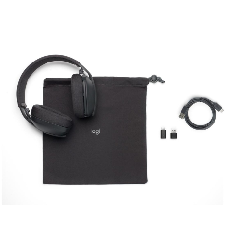 Logitech Zone Vibe Zestaw słuchawkowy Bezprzewodowy Opaska na głowę Połączenia/muzyka Bluetooth Grafitowy-15198925