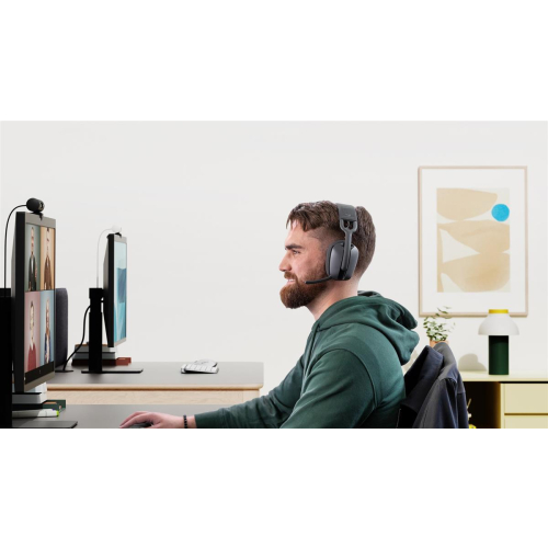 Logitech Zone Vibe Zestaw słuchawkowy Bezprzewodowy Opaska na głowę Połączenia/muzyka Bluetooth Grafitowy-15198929