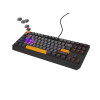 GENESIS Thor 230 TKL klawiatura Gaming USB + RF Wireless + Bluetooth QWERTY Czarny, Szary, Pomarańczowy-15223105