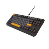 GENESIS Thor 230 TKL klawiatura Gaming USB + RF Wireless + Bluetooth QWERTY Czarny, Szary, Pomarańczowy-15223122