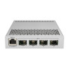 Mikrotik CRS305-1G-4S+IN łącza sieciowe Zarządzany Gigabit Ethernet (10/100/1000) Obsługa PoE Biały-15225856