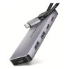 Axagon HMC-5H60 stacja dokująca Przewodowa USB 3.2 Gen 1 (3.1 Gen 1) Type-C Szary