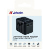 Verbatim 49544 adapter wtyczek zasilających Uniwersalne Czarny-15239445