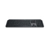 Klawiatura Logitech MX Keys S Uniwersalna RF Wireless + Bluetooth QWERTY Amerykański międzynarodowy Grafitowy-15239590