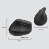 Logitech Lift for Business myszka Biuro Po lewej stronie RF Wireless + Bluetooth Optyczny 4000 DPI-15260542