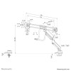Neomounts DS75-450WH2 uchwyt / stojak do monitorów 81,3 cm (32