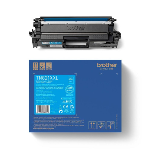 Brother TN-821XXLC kaseta z tonerem 1 szt. Oryginalny Cyjan-15209321