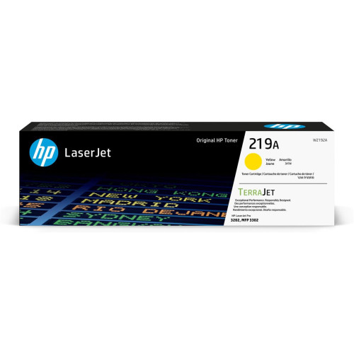 HP Oryginalny wkład z żółtym tonerem 219A LaserJet-15209383