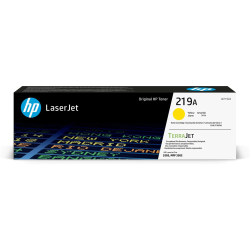 HP Oryginalny wkład z żółtym tonerem 219A LaserJet-15209386