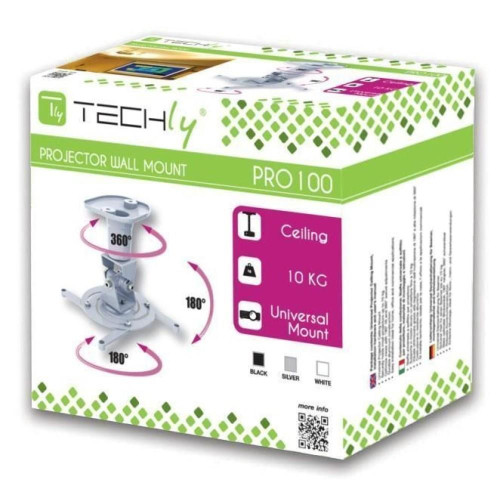 Techly ICA-PM 100BK uchwyt do montażu projektora Sufit Czarny-15211182