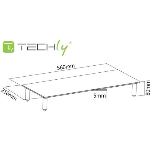 Techly ICA-MS 461 uchwyt / stojak do monitorów 81,3 cm (32