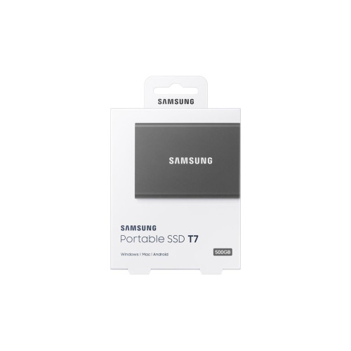 Dysk zewnętrzny SSD Samsung T7 (500GB; USB 3.2; szary; MU-PC500T/WW)-1521541