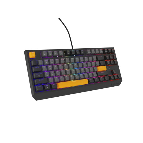 GENESIS Thor 230 TKL klawiatura Gaming USB + RF Wireless + Bluetooth QWERTY Czarny, Szary, Pomarańczowy-15223121