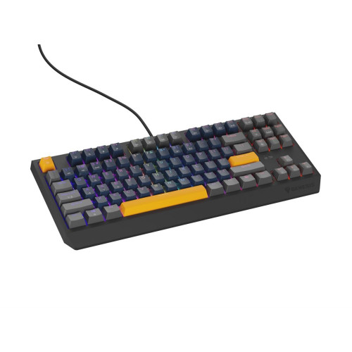 GENESIS THOR 230 TKL klawiatura Gaming USB + RF Wireless + Bluetooth QWERTY Czarny, Niebieski, Szary, Pomarańczowy-1522