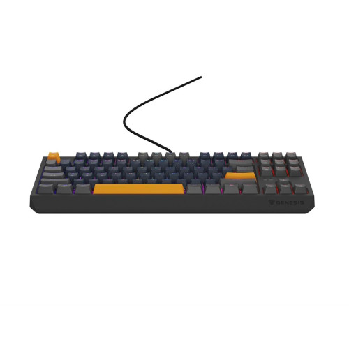 GENESIS THOR 230 TKL klawiatura Gaming USB + RF Wireless + Bluetooth QWERTY Czarny, Niebieski, Szary, Pomarańczowy-1522