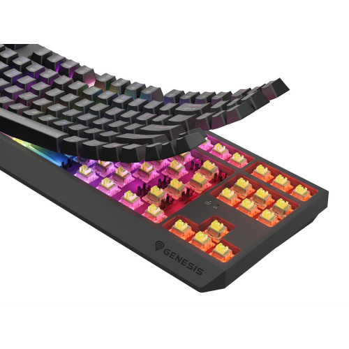GENESIS Thor 230 TKL klawiatura Gaming USB + RF Wireless + Bluetooth QWERTY US English Czarny-15223154