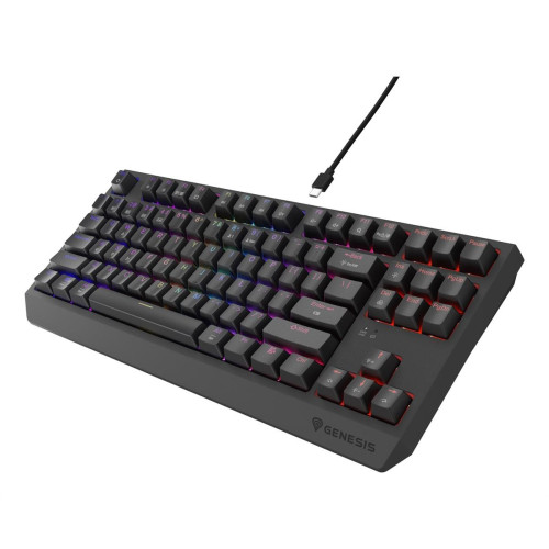 GENESIS Thor 230 TKL klawiatura Gaming USB + RF Wireless + Bluetooth QWERTY US English Czarny-15223156