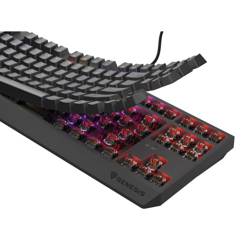 GENESIS Thor 230 TKL klawiatura Gaming USB QWERTY US English Czarny-15223212