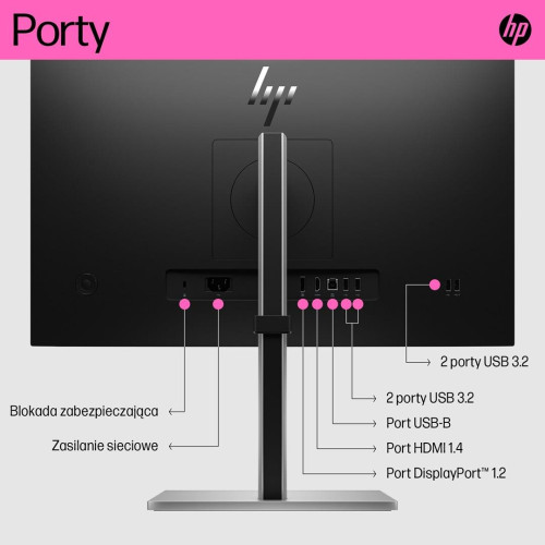 HP Monitor dotykowy E24t G5 FHD-15230952
