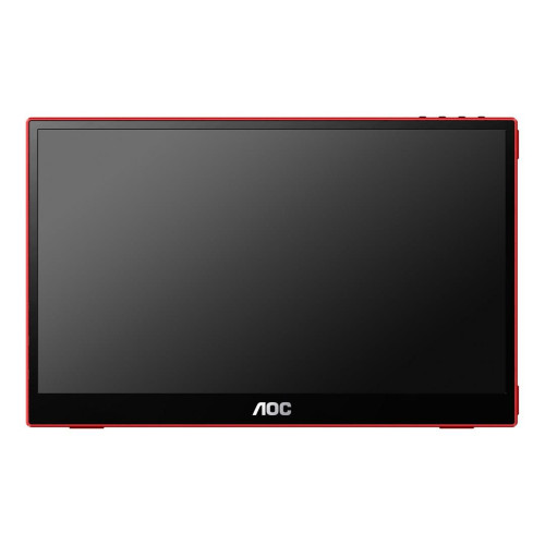 AOC 16G3 przenośny telewizor / monitor Przenośny monitor Czarny, Czerwony 39,6 cm (15.6