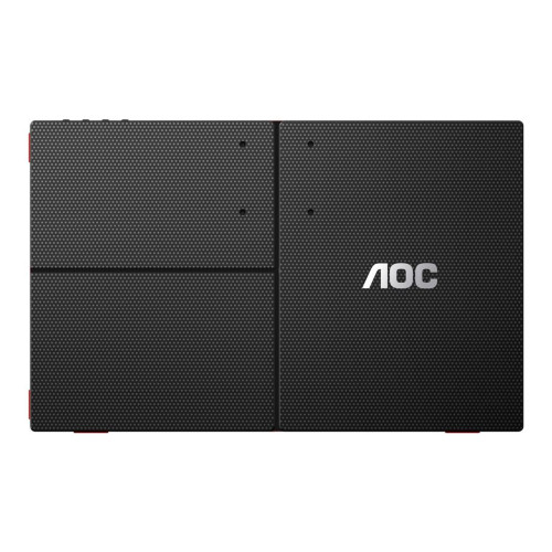 AOC 16G3 przenośny telewizor / monitor Przenośny monitor Czarny, Czerwony 39,6 cm (15.6