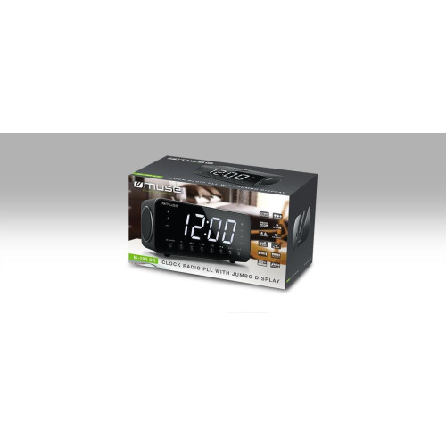 Muse M-192 CR Zegar Cyfrowy Czarny-15236338