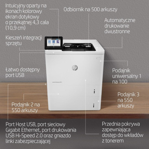 HP LaserJet Enterprise M612dn, Drukowanie, Drukowanie dwustronne-15239049